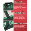 image:imageCOOFANDY Mens Christmas Cardigans Ugly Xmas Sweaters Reindeer Snowflake Shawl Collar Knitted Cardigan SweaterA  Green  B