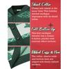 image:imageCOOFANDY Mens Christmas Cardigans Ugly Xmas Sweaters Reindeer Snowflake Shawl Collar Knitted Cardigan SweaterA  Green  C