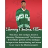 image:imageCOOFANDY Mens Christmas Cardigans Ugly Xmas Sweaters Reindeer Snowflake Shawl Collar Knitted Cardigan SweaterA  Green  a