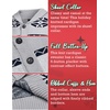 image:imageCOOFANDY Mens Christmas Cardigans Ugly Xmas Sweaters Reindeer Snowflake Shawl Collar Knitted Cardigan SweaterGrey