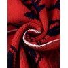 image:imageCOOFANDY Mens Christmas Cardigans Ugly Xmas Sweaters Reindeer Snowflake Shawl Collar Knitted Cardigan SweaterRed Elk