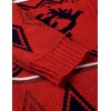 image:imageCOOFANDY Mens Christmas Cardigans Ugly Xmas Sweaters Reindeer Snowflake Shawl Collar Knitted Cardigan SweaterRed Elk