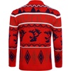 image:imageCOOFANDY Mens Christmas Cardigans Ugly Xmas Sweaters Reindeer Snowflake Shawl Collar Knitted Cardigan SweaterRed Elk