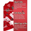 image:imageCOOFANDY Mens Christmas Cardigans Ugly Xmas Sweaters Reindeer Snowflake Shawl Collar Knitted Cardigan SweaterRed Elk Green White