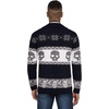 image:imageCOOFANDY Mens Christmas Cardigans Ugly Xmas Sweaters Reindeer Snowflake Shawl Collar Knitted Cardigan SweaterSkeleton