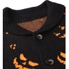 image:imageCOOFANDY Mens Christmas Cardigans Ugly Xmas Sweaters Reindeer Snowflake Shawl Collar Knitted Cardigan SweaterYellow Pumpkin