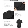 image:imageCOOFANDY Mens Dress Shirt Short Sleeve Button Down Shirts with Pocket01 Black