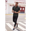 image:imageCOOFANDY Mens Dress Shirt Short Sleeve Button Down Shirts with Pocket01 Black