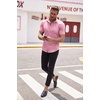 image:imageCOOFANDY Mens Dress Shirt Short Sleeve Button Down Shirts with PocketPink