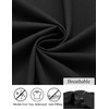 image:imageCOOFANDY Mens Dress Shirts Long Sleeve Button Down Formal Shirt Regular Fit Solid Business Casual ShirtsBlack