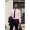 image:imageCOOFANDY Mens Dress Shirts Long Sleeve Button Down Formal Shirt Regular Fit Solid Business Casual ShirtsPink