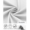 image:imageCOOFANDY Mens Dress Shirts Long Sleeve Button Down Formal Shirt Regular Fit Solid Business Casual ShirtsWhite