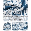 image:imageCOOFANDY Mens Hawaiian Shirt Short Sleeve Button Down Shirt Tropical Summer Beach ShirtLeafblue