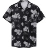 image:imageCOOFANDY Mens Hawaiian Shirt Short Sleeve Casual Button Down Tropical Summer Beach Aloha ShirtsBlackpineapple