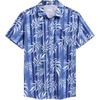 image:imageCOOFANDY Mens Hawaiian Shirt Short Sleeve Casual Button Down Tropical Summer Beach Aloha ShirtsBlueplam Leaves