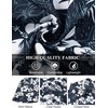 image:imageCOOFANDY Mens Hawaiian Shirt Short Sleeve Floral Button Down Shirts Tropical Holiday Beach ShirtsNavy  White  Flower 2