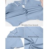 image:imageCOOFANDY Mens Knit Short Sleeve Button Down Shirt Vintage Polo Shirt Casual Summer Beach ShirtsAngel Falls