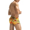 image:imageCOOFANDY Mens Swim Trunks Swimwear Bathing Suit Swim Brief Square Leg Board Short S3XL1  Orange Flower