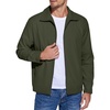 image:imageCOOFANDY Mens Lightweight Zip Up Jacket Eisenhower Work Office Jackets Casual Golf OutwearDark Army Green