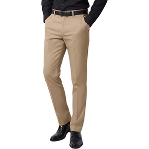 image:imageCOOFANDY Mens Dress Pants Classic Formal Slim Fit Flat Front Slacks Casual Expandable Waist Suit PantsKhaki