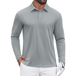 image:imageCOOFANDY Mens Polo Shirts Long Sleeve UPF 50 Moisture Wicking Golf Shirt  3 Button Lightweight Collared Shirts Shape Retaining Classic Basic Polos Ideal for Golf Tennis and Daily Casual WearSage Green