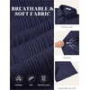 image:imageCOOFANDY Polo Shirts for Men Short Sleeve Shirts Casual Stylish Collared Summer Textured Knit Shirts01 Navy Blue