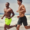 image:imageCOOFANDY Mens Swim Trunks Quick Dry Board Shorts Swimwear Bathing Suit  Quick Dry Four Way Stretch Fabric3 inch InseamSide PocketsLemon Green