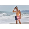 image:imageCOOFANDY Mens Swim Trunks Quick Dry Board Shorts Swimwear Bathing Suit  Quick Dry Four Way Stretch Fabric3 inch InseamSide PocketsP American Flag