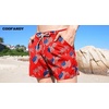 image:imageCOOFANDY Mens Swim Trunks Quick Dry Board Shorts Swimwear Bathing Suit  Quick Dry Four Way Stretch Fabric3 inch InseamSide PocketsP American Flag4