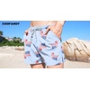 image:imageCOOFANDY Mens Swim Trunks Quick Dry Board Shorts Swimwear Bathing Suit  Quick Dry Four Way Stretch Fabric3 inch InseamSide PocketsP American Flag6