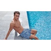 image:imageCOOFANDY Mens Swim Trunks Quick Dry Board Shorts Swimwear Bathing Suit  Quick Dry Four Way Stretch Fabric3 inch InseamSide PocketsP Blue Leaf
