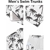 image:imageCOOFANDY Mens Swim Trunks Quick Dry Board Shorts Swimwear Bathing Suit  Quick Dry Four Way Stretch Fabric3 inch InseamSide PocketsP Whitecoconut Tree
