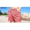 image:imageCOOFANDY Mens Swim Trunks Quick Dry Board Shorts Swimwear Bathing Suit  Quick Dry Four Way Stretch Fabric3 inch InseamSide PocketsPink Red