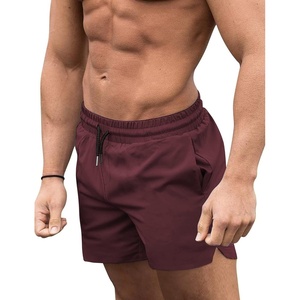 image:imageCOOFANDY Mens Swim Trunks Quick Dry Board Shorts Swimwear Bathing Suit  Quick Dry Four Way Stretch Fabric3 inch InseamSide PocketsDark Red