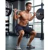 image:imageCOOFANDY Mens 7 Athletic Shorts Quick Dry Elastic Waist Gym Workout Shorts  Moisture Wicking Breathable 4Way Stretch Fabric Active Running Training Basketball Fitness Casual Daily WearNavy Blue