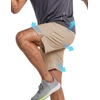 image:imageCOOFANDY Mens 7 Athletic Shorts Quick Dry Elastic Waist Gym Workout Shorts  Moisture Wicking Breathable 4Way Stretch Fabric Active Running Training Basketball Fitness Casual Daily WearKhaki