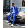 image:imageCOOFANDY Mens Athletic Tracksuit 2 Piece Sweat Suits Jacket and Pants Set  Tennis Sport Jogging Outfit Leisure Casual Style Full Zip Design Lightweight and Breathable Fabric Fashion StreetwearBlue