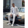 image:imageCOOFANDY Mens Athletic Tracksuit 2 Piece Sweat Suits Jacket and Pants Set  Tennis Sport Jogging Outfit Leisure Casual Style Full Zip Design Lightweight and Breathable Fabric Fashion StreetwearLight Gray