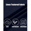 image:imageCOOFANDY Mens Button Down Shirts Short Sleeve Linen Textured Shirts Casual Summer Beach ShirtsBlue