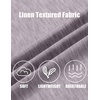 image:imageCOOFANDY Mens Button Down Shirts Short Sleeve Linen Textured Shirts Casual Summer Beach ShirtsLight Grey