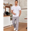 image:imageCOOFANDY Mens Casual Chinos Pants Classic Stretch Relaxed Fit Khaki Pants  Cotton Twill Fabric Straight Fit Flat Front Dress Pants Lightweight Stretch Classic Fit Slacks for Casual Work GolfLight Grey