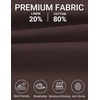 image:imageCOOFANDY Mens Casual Cotton Linen Shorts Elastic Waist Drawstring Shorts  Stretch Linen Chino Lightweight Breathable Flat Front Phone Pockets Regular Fit 9 Inch Inseam Summer Beach VacationBrown