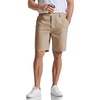 image:imageCOOFANDY Mens Casual Shorts 9 Flat Front Elastic Waist Linen Dress Shorts  Premium Linen Blend Fabric Lightweight Breathable SkinFriendly Straight Leg Summer Beach WearKhaki