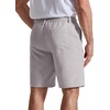 image:imageCOOFANDY Mens Casual Shorts 9 Flat Front Elastic Waist Linen Dress Shorts  Premium Linen Blend Fabric Lightweight Breathable SkinFriendly Straight Leg Summer Beach WearLight Gray