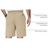 image:imageCOOFANDY Mens Casual Shorts Cotton Elastic Waist Drawstring Summer Shorts  Stretch Waist Lightweight Soft Breathable Classic fit Vacation Beach ShortsLight Khaki