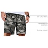 image:imageCOOFANDY Mens Casual Shorts Cotton Elastic Waist Drawstring Summer Shorts  Stretch Waist Lightweight Soft Breathable Classic fit Vacation Beach ShortsCamouflage 1