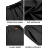 image:imageCOOFANDY Mens Casual Shorts Cotton Elastic Waist Drawstring Summer Shorts  Stretch Waist Lightweight Soft Breathable Classic fit Vacation Beach ShortsCarbon Grey