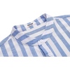 image:imageCOOFANDY Mens Cotton Linen Henley TShirts Long Sleeve Casual Beach Shirts  Mens Linen ShirtRegular Relaxed FitLightweightBreathableand Moisturewicking for BeachVacation or Everyday Summer WearBlue White Striped