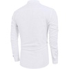 image:imageCOOFANDY Mens Cotton Linen Henley TShirts Long Sleeve Casual Beach Shirts  Mens Linen ShirtRegular Relaxed FitLightweightBreathableand Moisturewicking for BeachVacation or Everyday Summer Wear01white