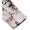 image:imageCOOFANDY Mens Cotton Linen Henley TShirts Long Sleeve Casual Beach Shirts  Mens Linen ShirtRegular Relaxed FitLightweightBreathableand Moisturewicking for BeachVacation or Everyday Summer WearKhaki Floral